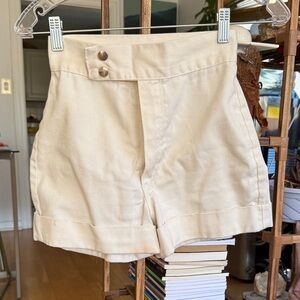 Vintage Wrangler’s Cream Women's Shorts